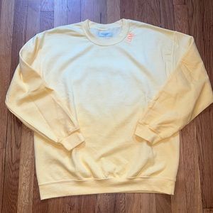 Yellow Ombré “Love” Sweatshirt